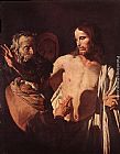 Gerrit Van Honthorst Canvas Paintings - The Incredulity of St Thomas